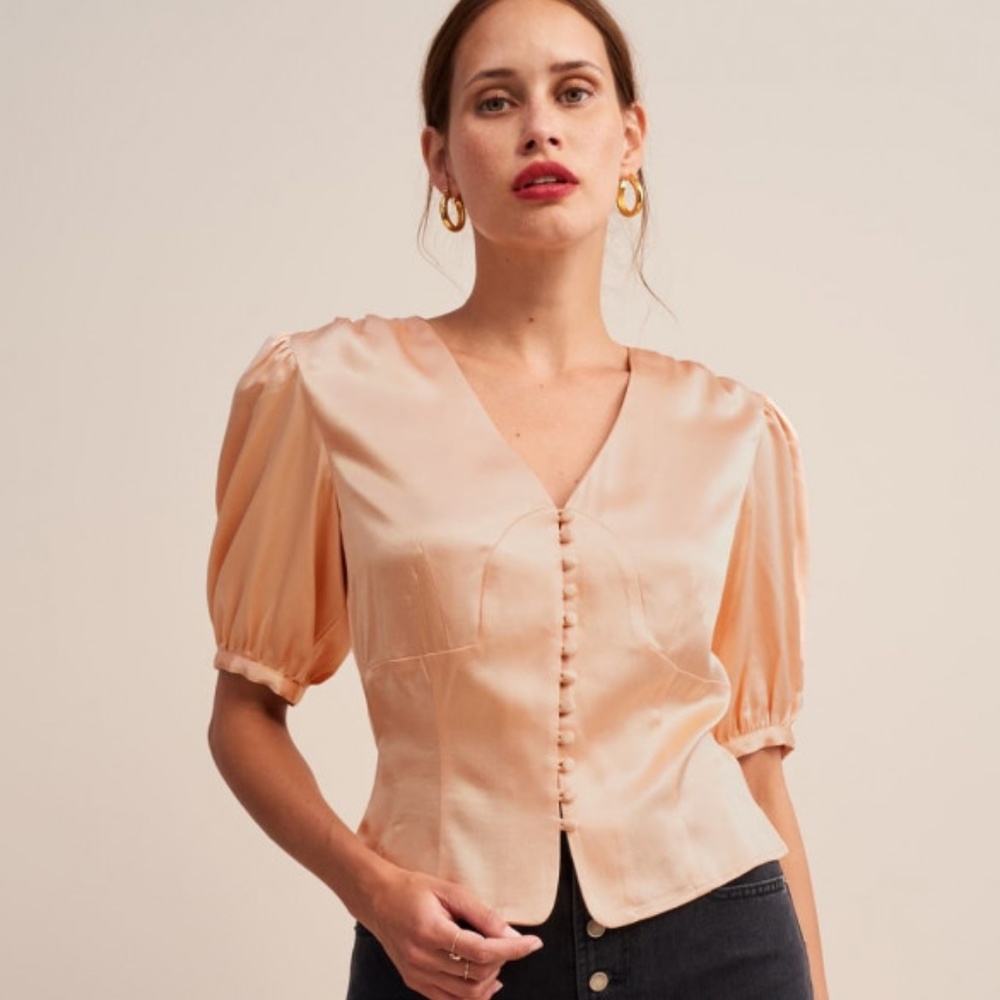 Rouje Camille Blouse Size FR38 US6